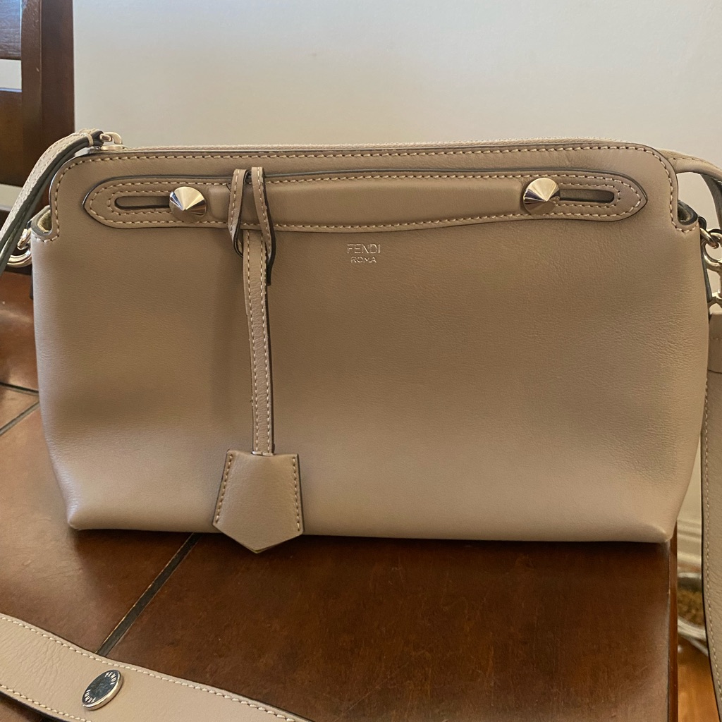 Fendi Taupe Leather By The Way Bag